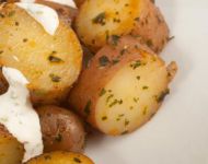 Backkartoffeln mit Kerbel